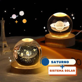 Duas-Luminarias-Planetarias-3D-Com-Base-Em-LED-De-Madeira-Do-Sistema-Solar-E-Saturno Pelicano Azul